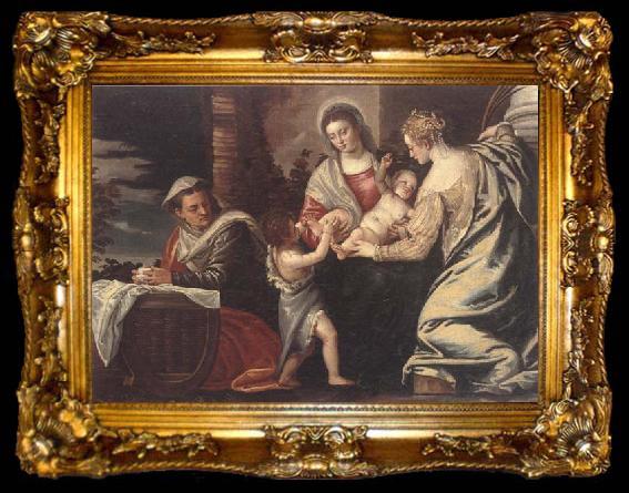 framed  unknow artist The Mystic marriage of saint catherine, ta009-2